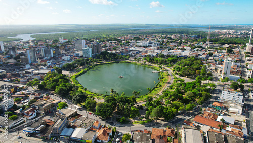Parque da lagoa Solon de Lucena na cidade de João Pessoa, Parnaíba, Brasil photo
