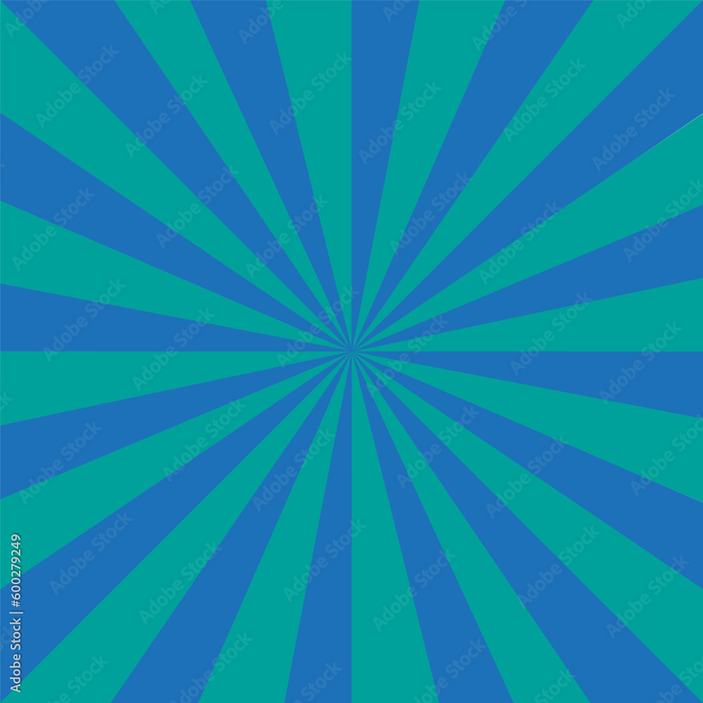 blue rays background for banner design. Starburst cartoon style. Vector illustration. blue rays background for banner design. Starburst cartoon style. Vector illustration.