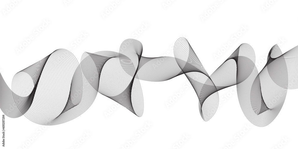 Abstract grey smooth element swoosh speed wave modern stream background. Abstract wave line for banner, wallpaper background with wave design. Abstract business wave curve lines background. Abstract grey smooth element swoosh speed wave modern stream background. Abstract wave line for banner, wallpaper background with wave design. Abstract business wave curve lines background.