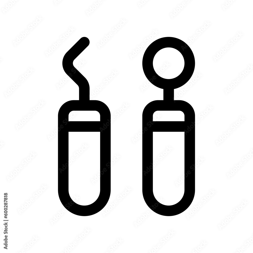 Editable dentist tool vector icon. Dentistry, healthcare, medical. Part of a big icon set family. Perfect for web and app interfaces, presentations, infographics, etc Editable dentist tool vector icon. Dentistry, healthcare, medical. Part of a big icon set family. Perfect for web and app interfaces, presentations, infographics, etc