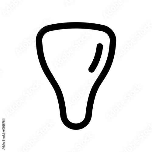 Editable incisor, tooth vector icon. Dentistry, healthcare, medical. Part of a big icon set family. Perfect for web and app interfaces, presentations, infographics, etc
