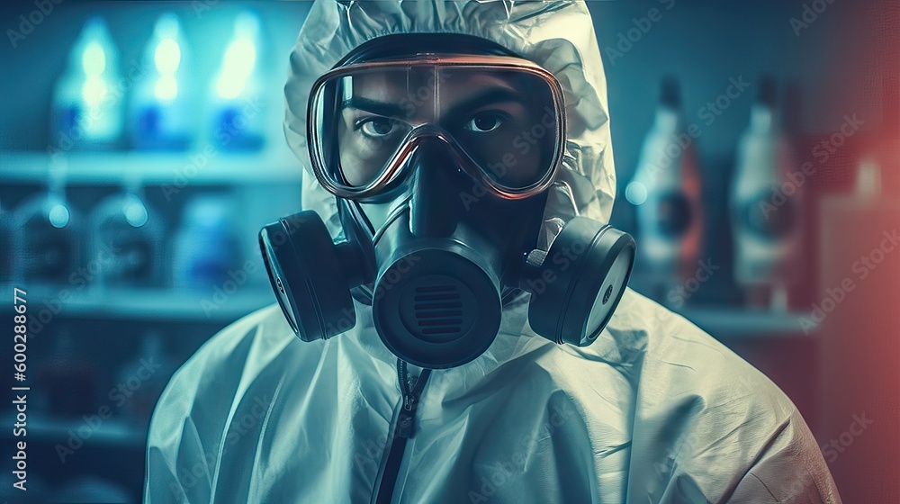 Scientist conducting research in the laboratory, focused and engaged in the experimental process, generative ai Scientist conducting research in the laboratory, focused and engaged in the experimental process, generative ai
