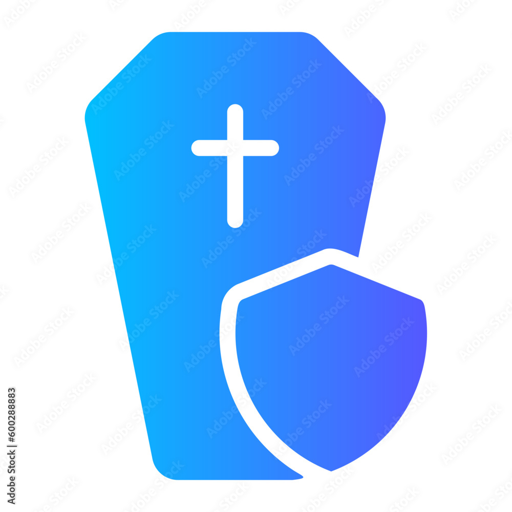 Fototapeta premium life insurance gradient icon
