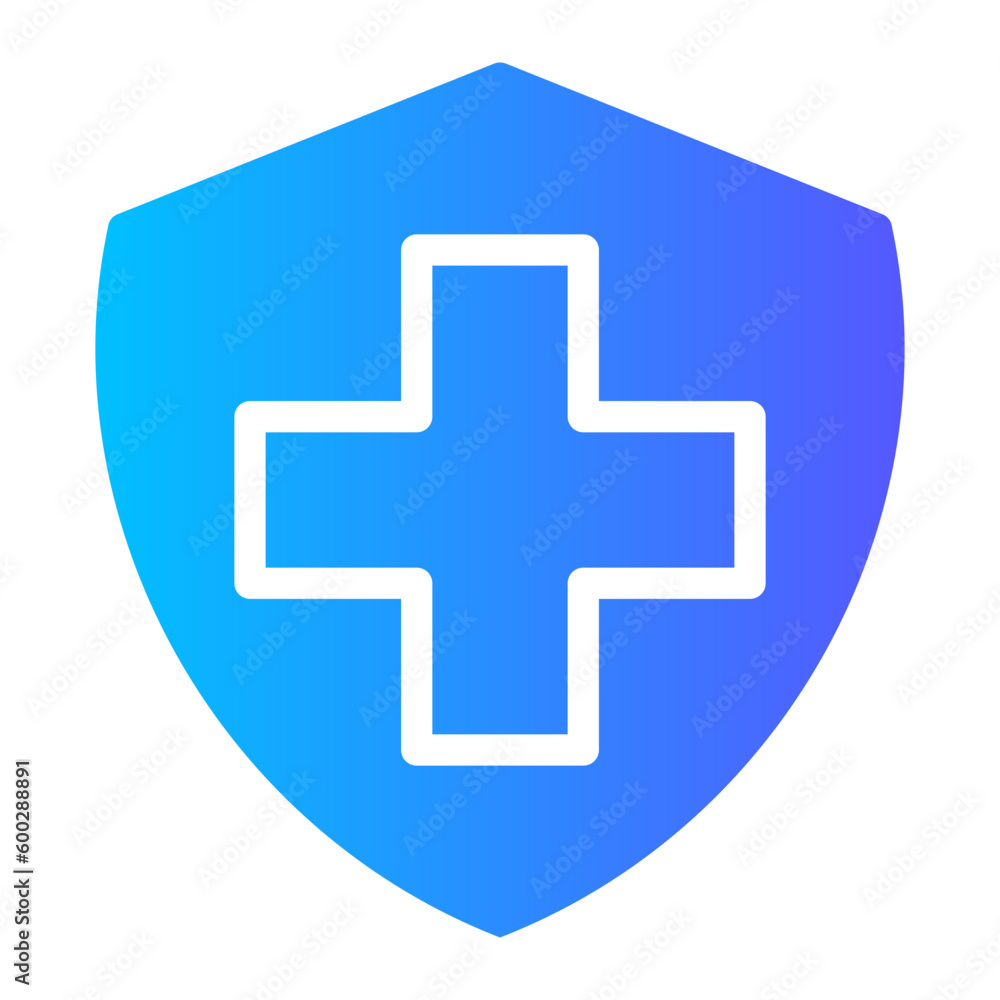 medical insurance gradient icon medical insurance gradient icon