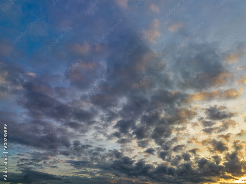 Sunrise skyscape with clouds Sunrise skyscape with clouds
