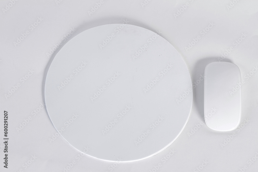 Blank white square mouse pad mock up front view, isolated, 3d rendering. Empty mat with computer mouse mockup. 3D illustration. Blank white square mouse pad mock up front view, isolated, 3d rendering. Empty mat with computer mouse mockup. 3D illustration.