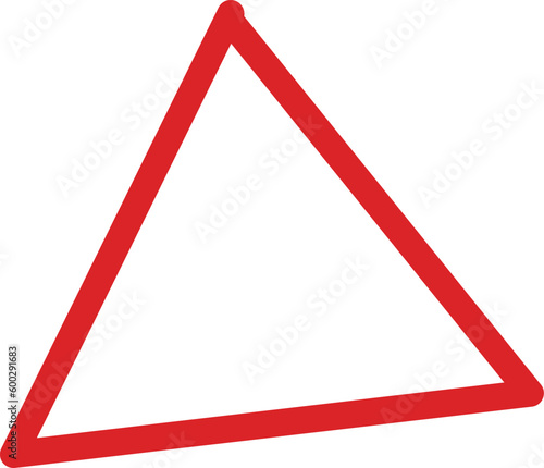 手描きの三角_アイコン