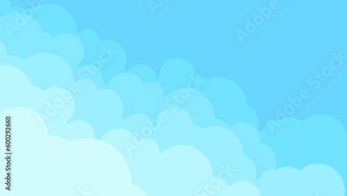 blue sky with clouds