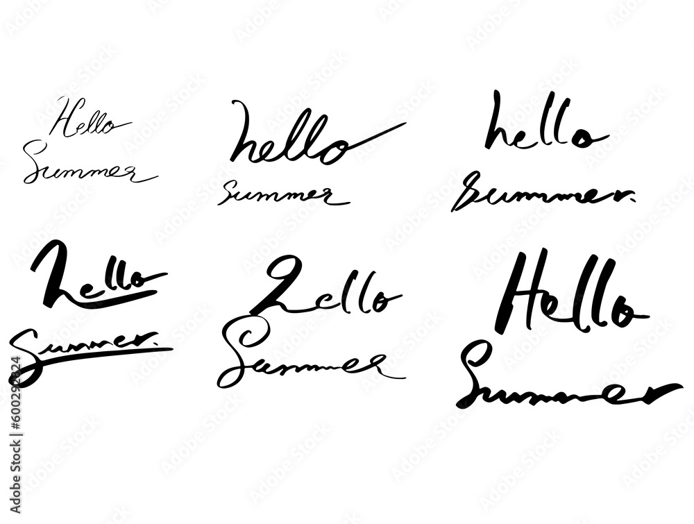 Hello summer font text calligraphy illustration vector design lettering typography symbol decoration vacation holiday season hello summer beach handwritten happy drawing hot retro logo sea party Hello summer font text calligraphy illustration vector design lettering typography symbol decoration vacation holiday season hello summer beach handwritten happy drawing hot retro logo sea party