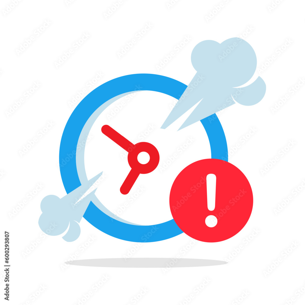 overtime alert, too long time or working hours concept illustration flat design vector eps10. modern graphic element for landing page ui, infographic, icon overtime alert, too long time or working hours concept illustration flat design vector eps10. modern graphic element for landing page ui, infographic, icon