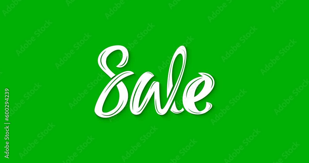 Sale animation. Text animated in white color on the green screen alpha channel. Handwritten text modern calligraphy with ink splash effect motion graphic.
Sale animation. Text animated in white color on the green screen alpha channel. Handwritten text modern calligraphy with ink splash effect motion graphic.