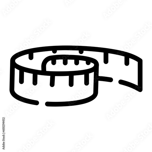 tape measure Line Icon