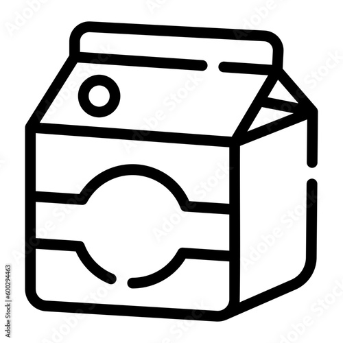 soy milk Line Icon