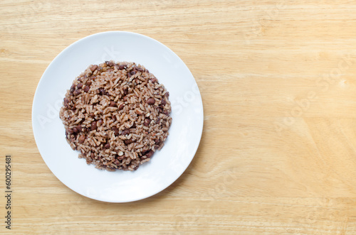 Rice with chiricano beans