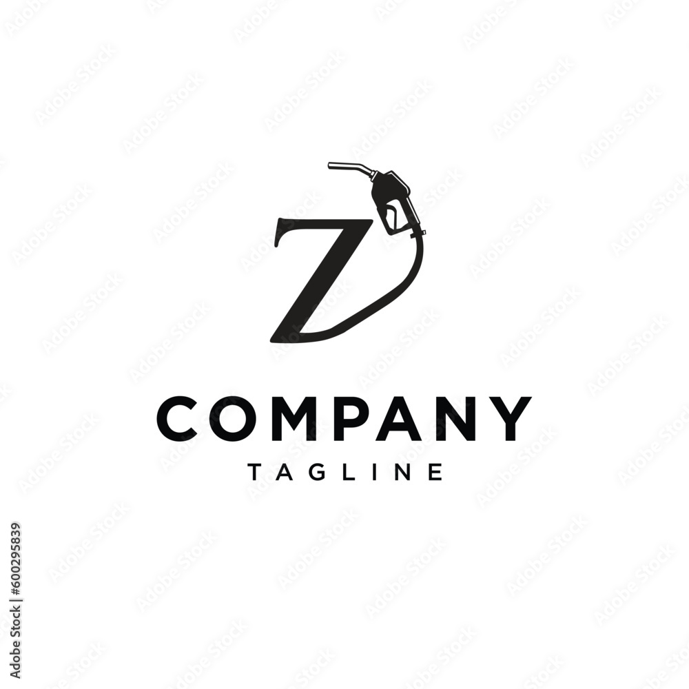 Letter Z Gas station nozzle vector logo icon template.eps Letter Z Gas station nozzle vector logo icon template.eps