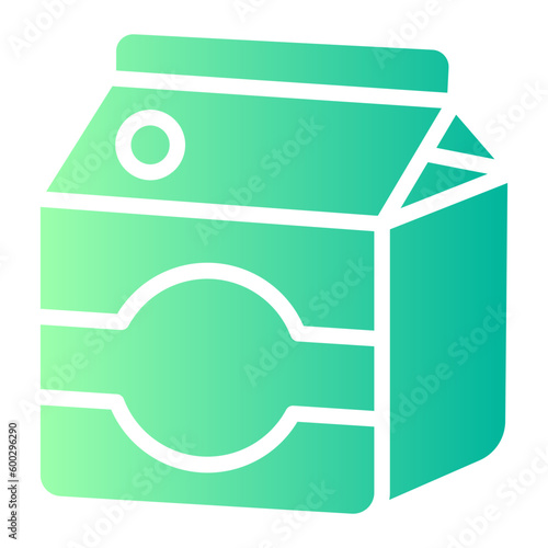 soy milk Gradient icon