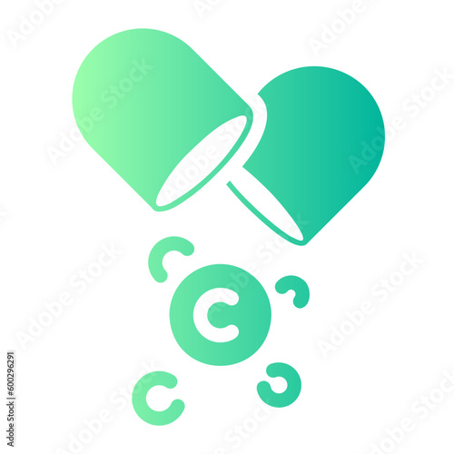 vitamin c Gradient icon