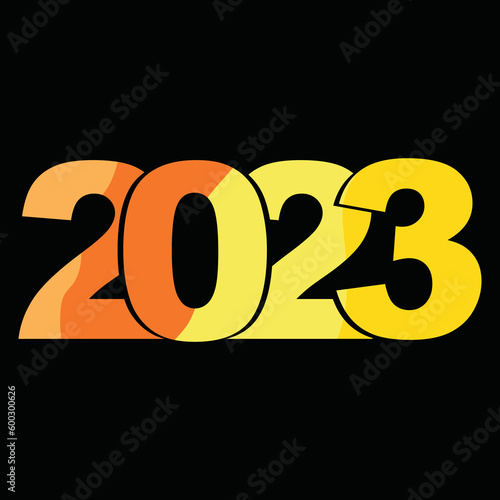 two thousand twenty three logo design photo