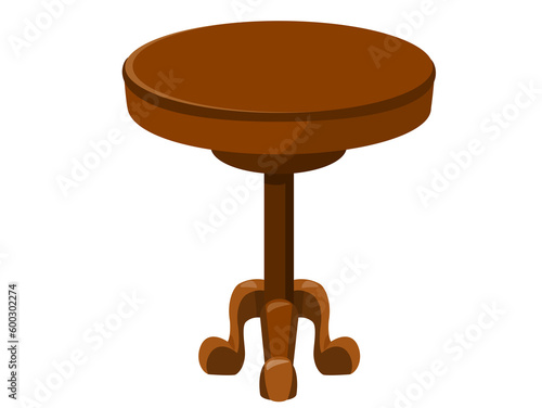 テーブル　サイドテーブル　アイコンイラスト　PNGデーター