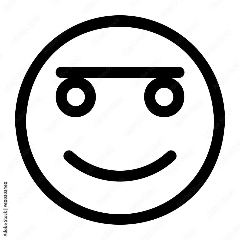 Obraz premium happy icon