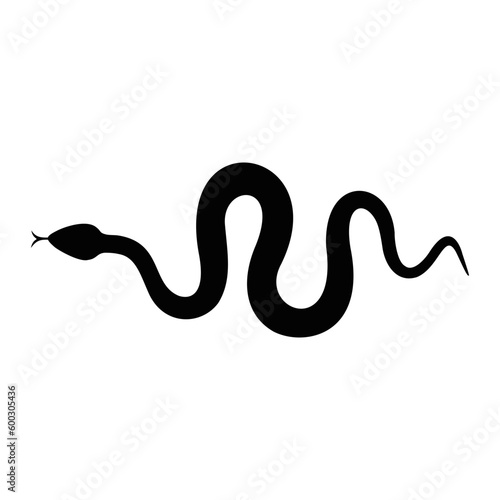 silhouette of snake 