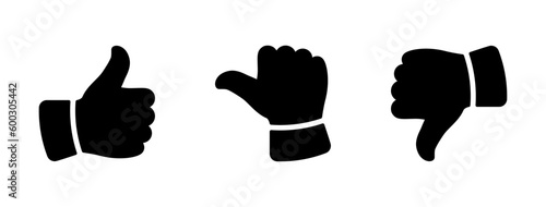 Thumb up icon set