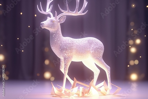 Christmas Reindeer, generative AI