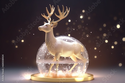 Christmas Reindeer, generative AI