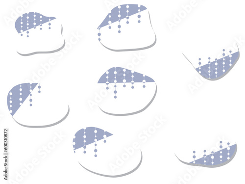 宝石みたいな雨フレームセット