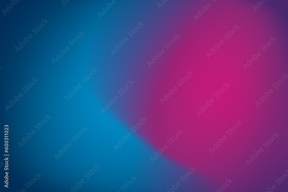Fototapeta premium Colorful blurred abstract background of curve blue and pink. Graphic design template for cover, magazine, flyer, business card and poster, space for the text. illustration design style.