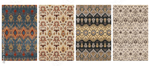 Obraz na plátně carpet for interior isolated on transparent background, home decor, 3D illustrat