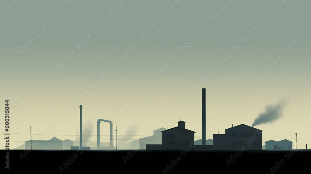 環境問題の二酸化炭素を沢山出す工場