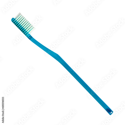 Blue tooth brush isolated on a white background