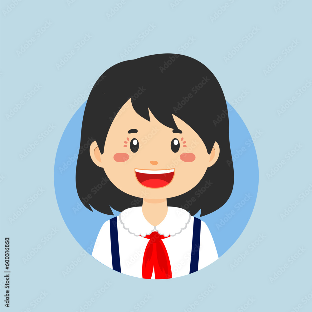 Avatar of a North Korean School Character Avatar of a North Korean School Character