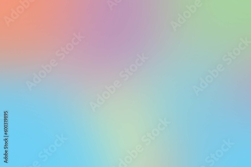 Abstract bright colorful gradient background with grain texture. Holographic gradient background with fantasy color.