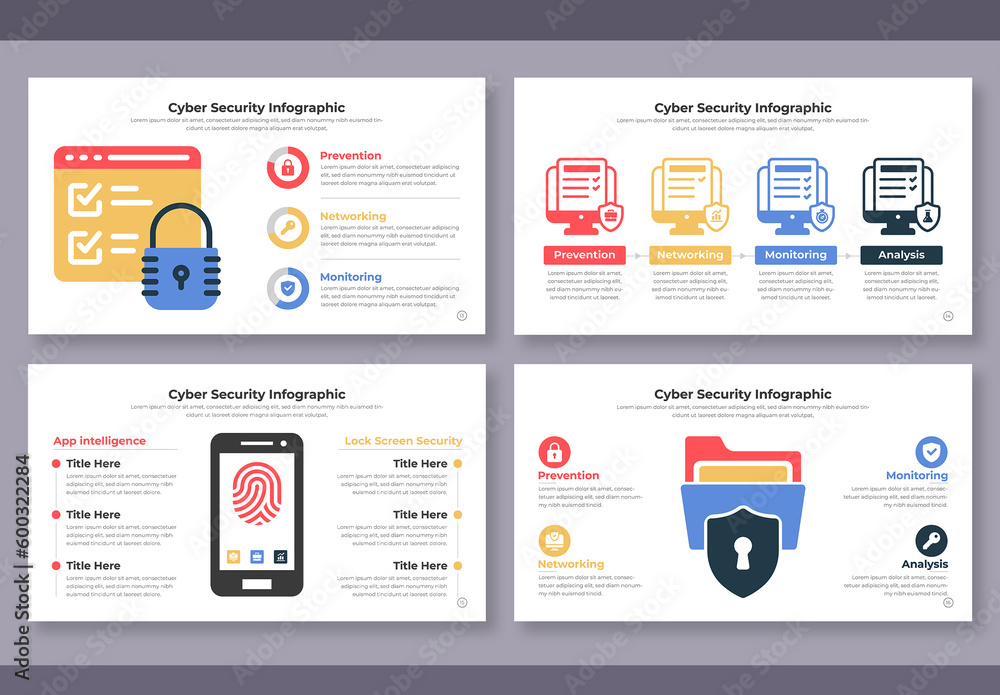 Cloud Computing and Data Security Infographic Stock Template | Adobe Stock