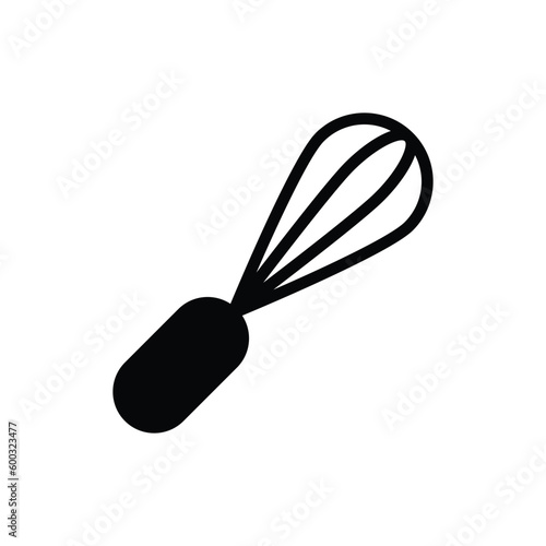 Wire Whisk icon vector stock.