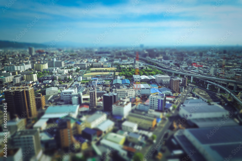 Fototapeta premium 大阪の都市風景