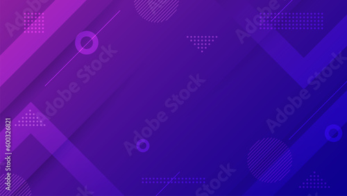 Modern blue purple geometric background. Vector illustration