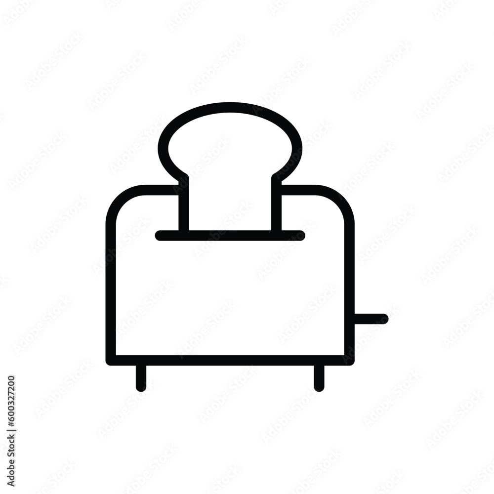 Toaster Machine icon vector stock. Toaster Machine icon vector stock.