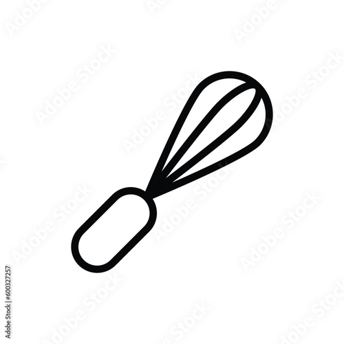 Wire Whisk icon vector stock.