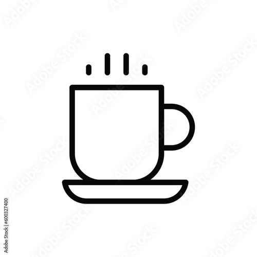 Hot Drinks icon vector stock.