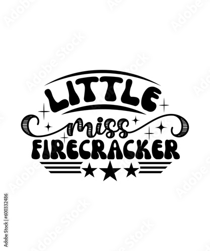 Little Miss Firecracker svg design