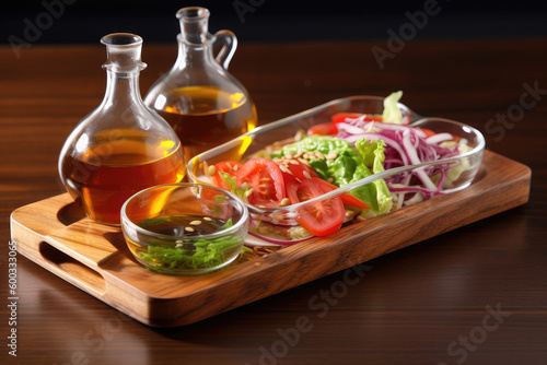 Vegetable Salad with sesame oil