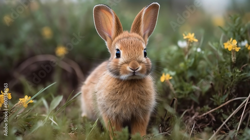 rabbit in the grass