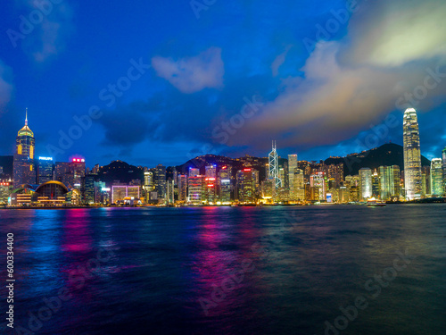 Hong Kong Cityscape at Dusk