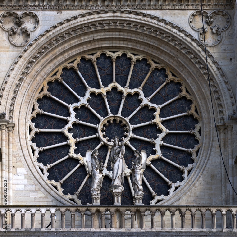 Detail of saint Notre-Dame cathedral