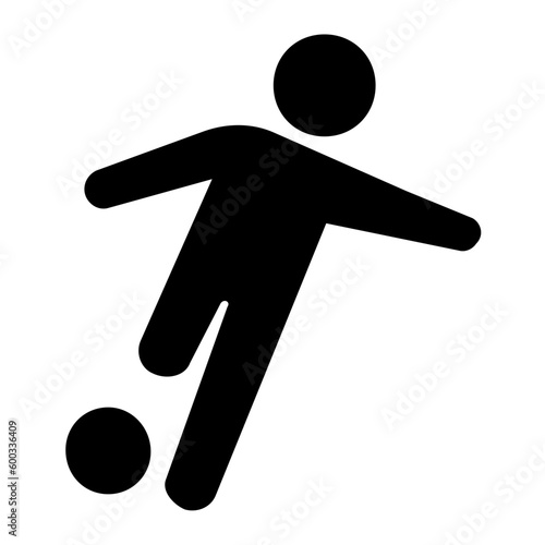 Humanoid playing soccer