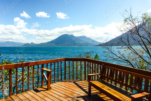 Platform and viewpoint Lake Atitlán, San Marcos la Laguna, Sololá Guatemala