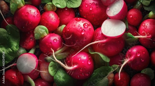 radish banner background texture wallpaper